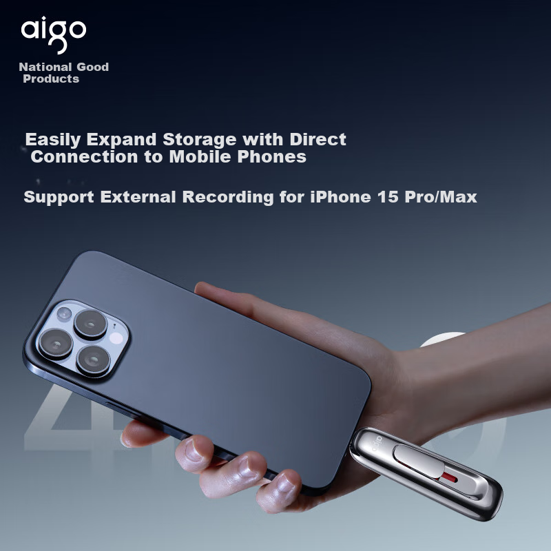 Aigo 128GB U453 USB 3.2 Dual-Interface Flash Drive