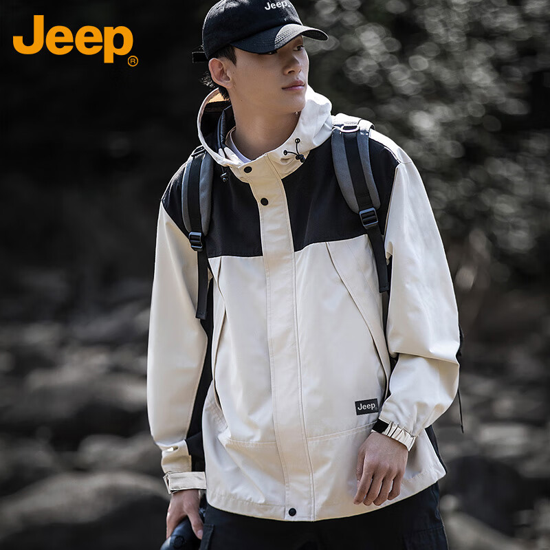 JEEP Men's Casual Windbreaker Jacket
