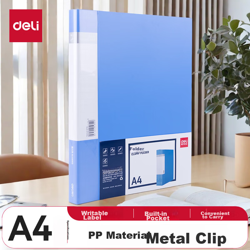 Deli Metal File Folder A4 Document Organizer