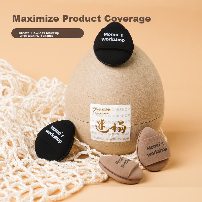 Maojiji Momo's Workshop TATAMI MINI Powder Puff, 4 Pieces