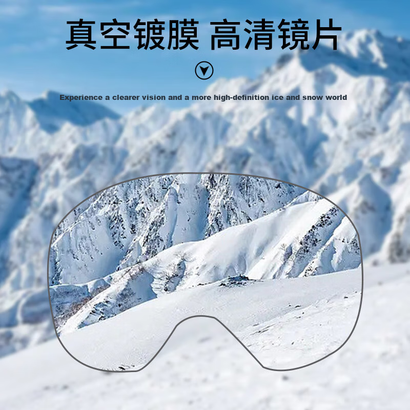 Angelamiao Polarized Double-Layer Anti-Fog Snow Goggles