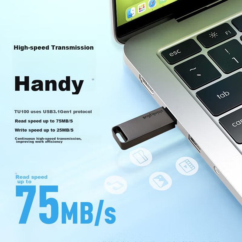 ThinkPlus TU110 128GB USB3.2 Flash Drive