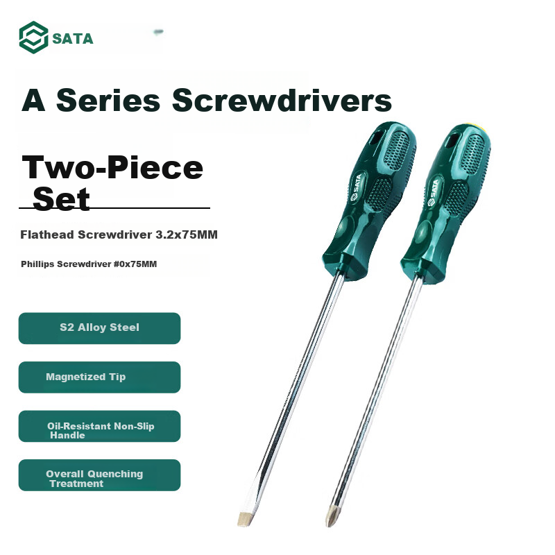 SATA A Series Flathead & Phillips Screwdriver Set