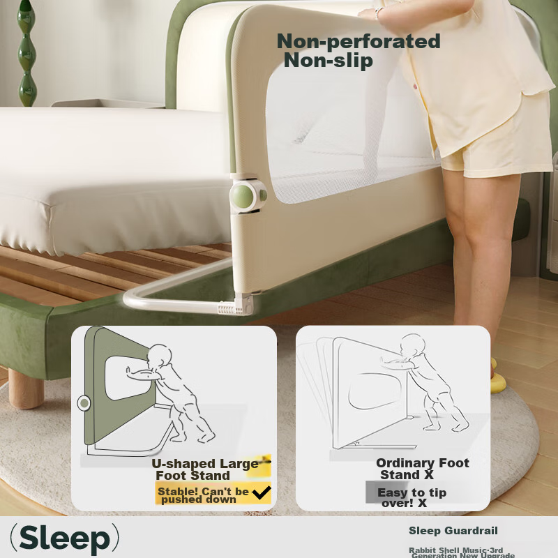 DawnBaby Rabbitbel Baby Crib Guardrail