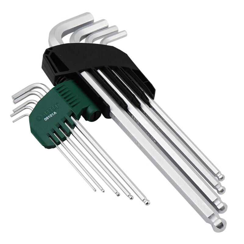 Shida 9-Piece Extended Hex Key Wrench Set