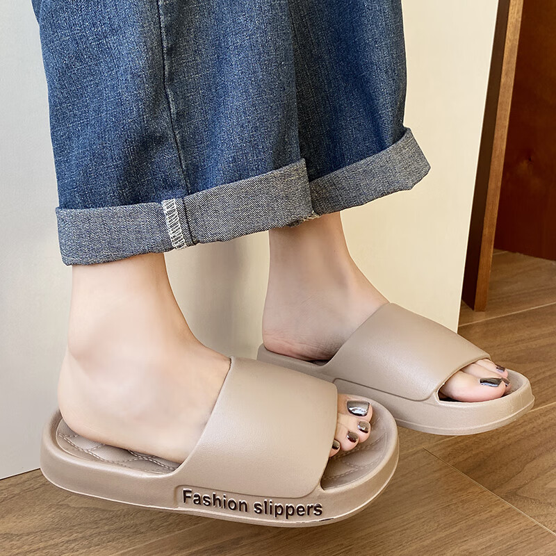 IQGD Men's Indoor Slippers - Soft Non-Slip Home Slippers for Couples