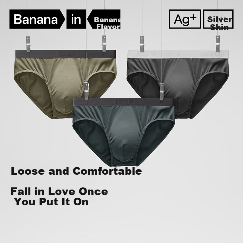 Bananain Silver Skin 301P Men's Triangle Underwear
