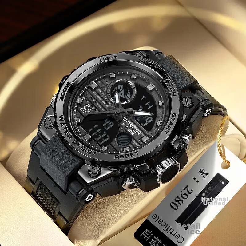 ABORNI Black Knight Watch for Men