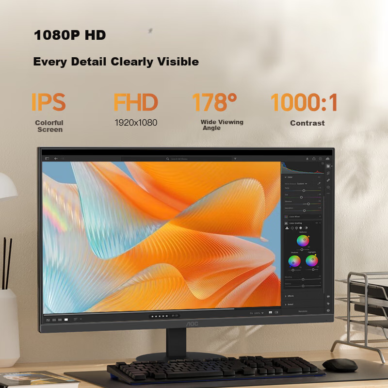 AOC 27-Inch IPS Monitor 100Hz Low Blue Light