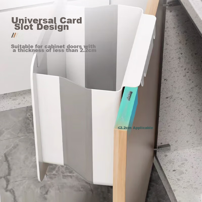 Sobam 10L Foldable Wall-Mounted Trash Can