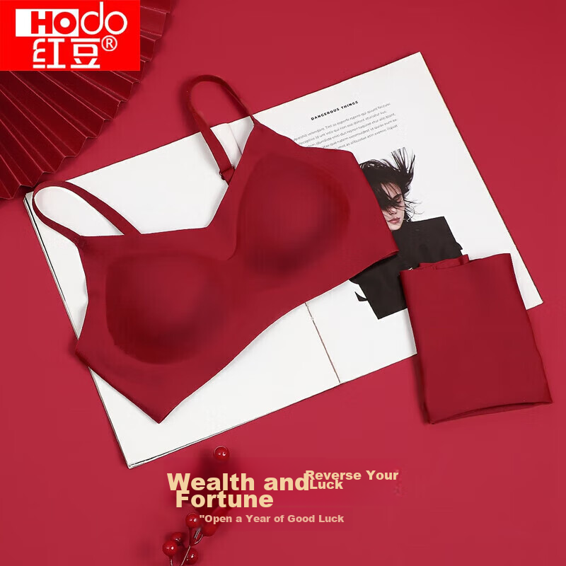 Hongdou Wireless Antibacterial Bra Set