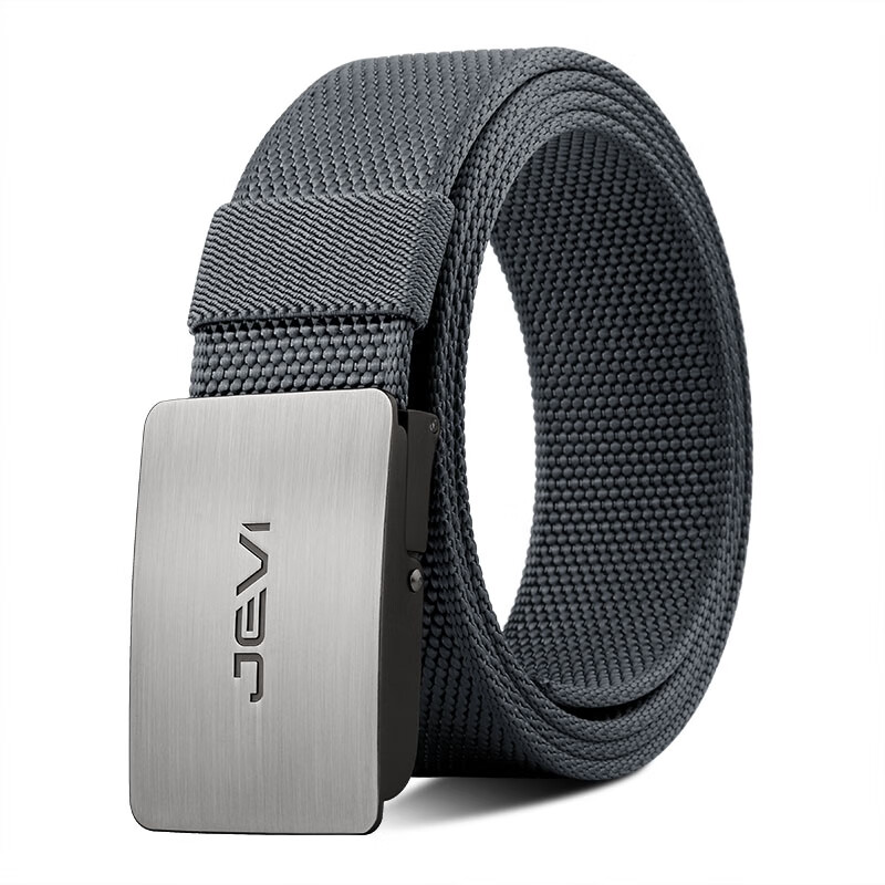 JEVI Men's Thickened Nylon Belt with Automatic Buckle