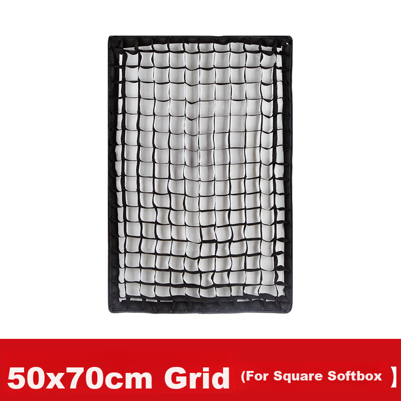 AMBITFUL 50x70cm Grid Softbox - Studio Lighting