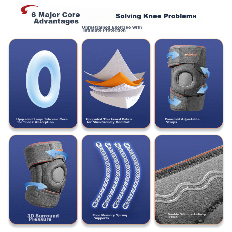 PROIRON Thickened Knee Support for Sports and Winter