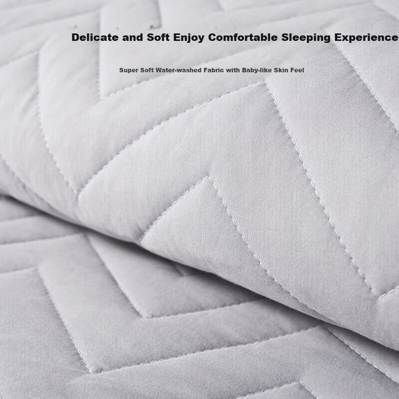 LUOLAI Antibacterial Mite-Proof Mattress Topper