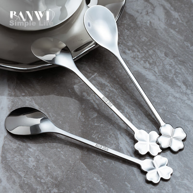Banwushenghuo 304 Stainless Steel Coffee Spoon Set