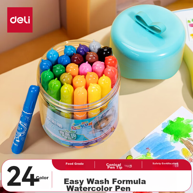 Deli Food Grade Watercolor Markers 36 Colors