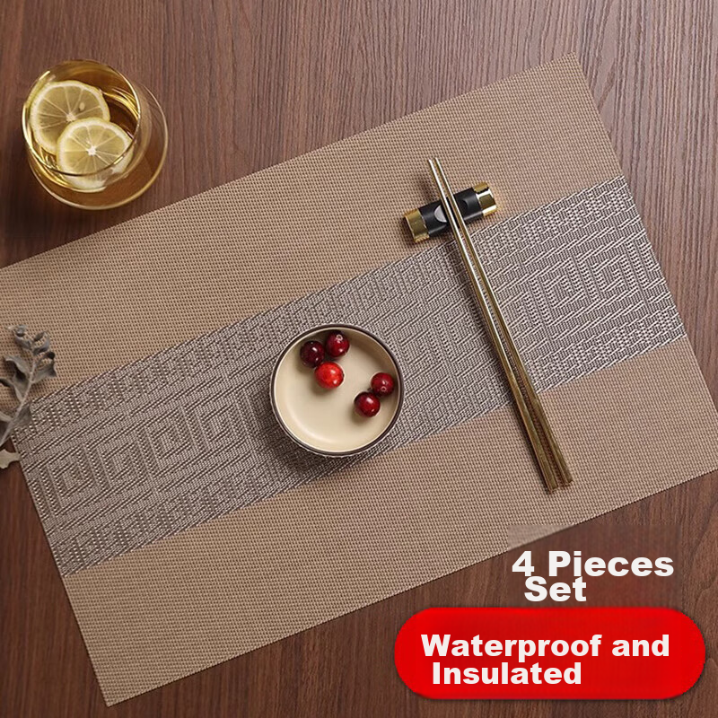 AVIVI Placemats - Heat-Resistant Table Mats with European Style Design