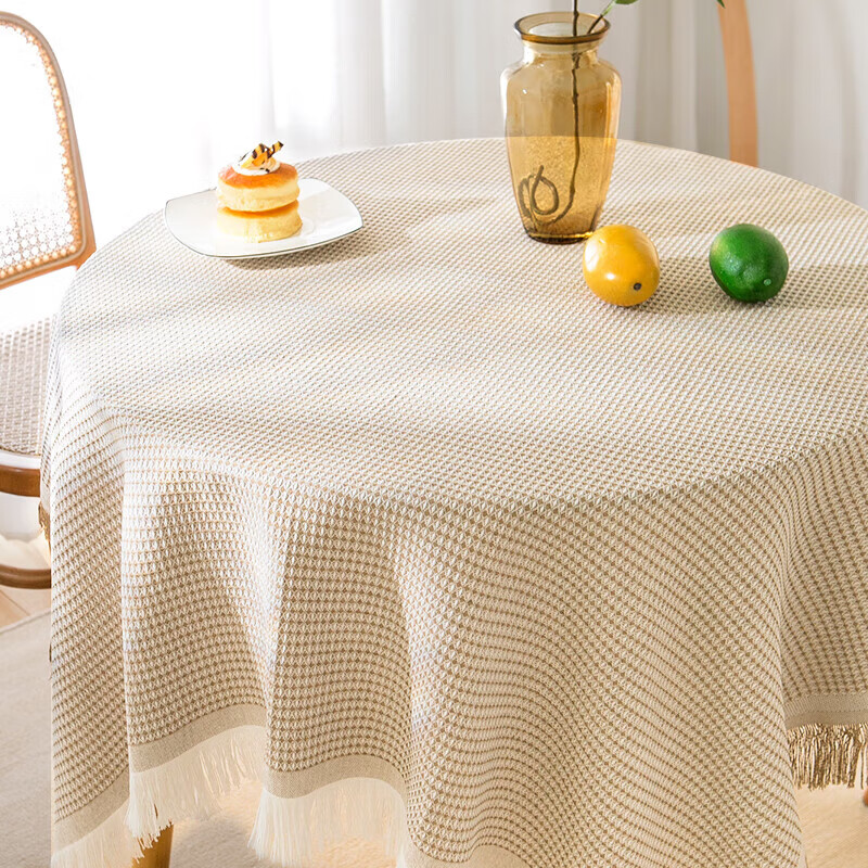 Four Thousand Kilometers INS Style Round Tablecloth