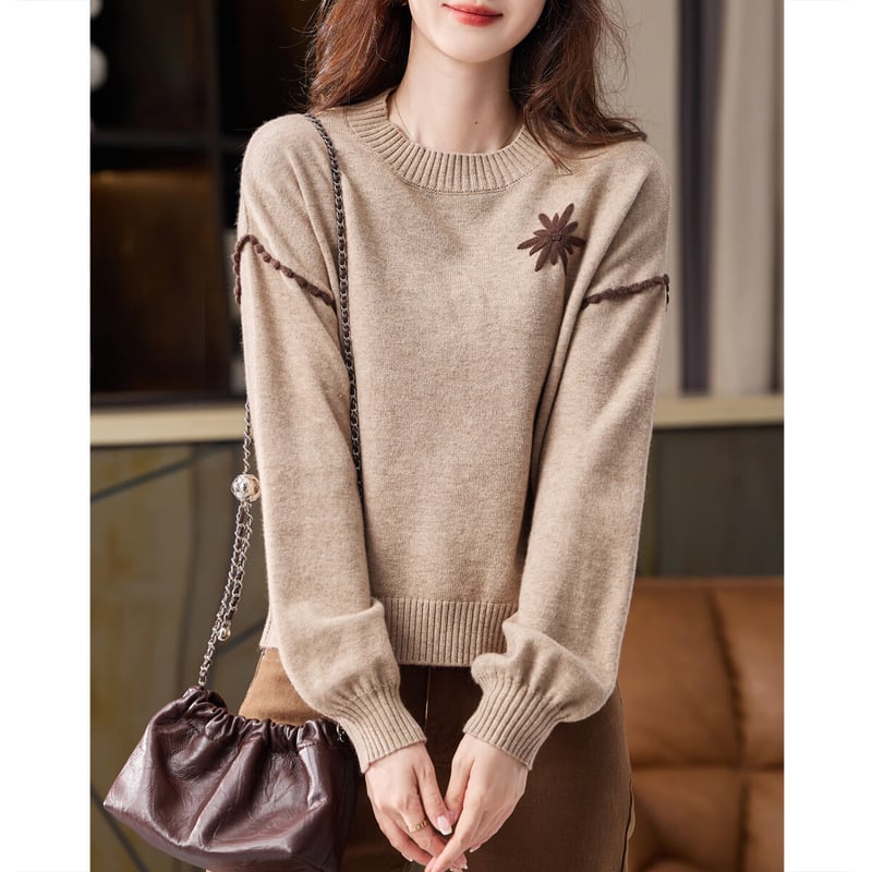 Dme Women's Spring Autumn Knit Sweater