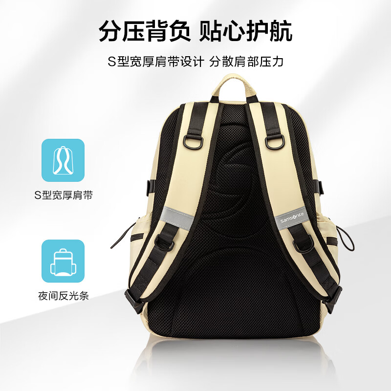Samsonite NW4 Antibacterial Backpack for Middle and High School Students