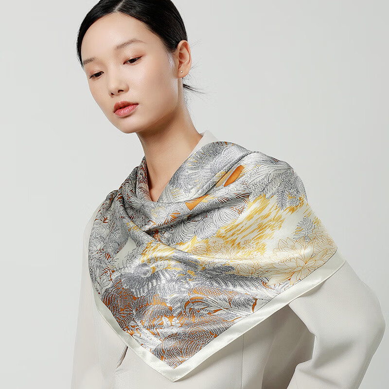 Sijie Exclusive Heavyweight Pure Silk Scarf