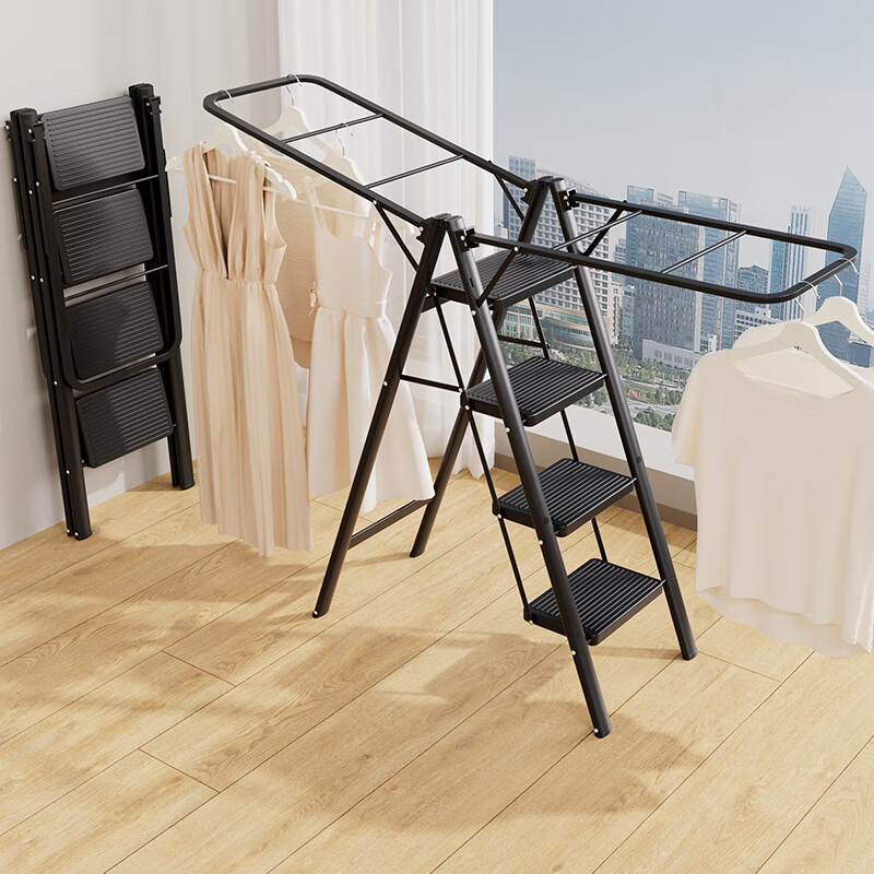 DU PONT Multi-Functional Folding Ladder & Drying Rack