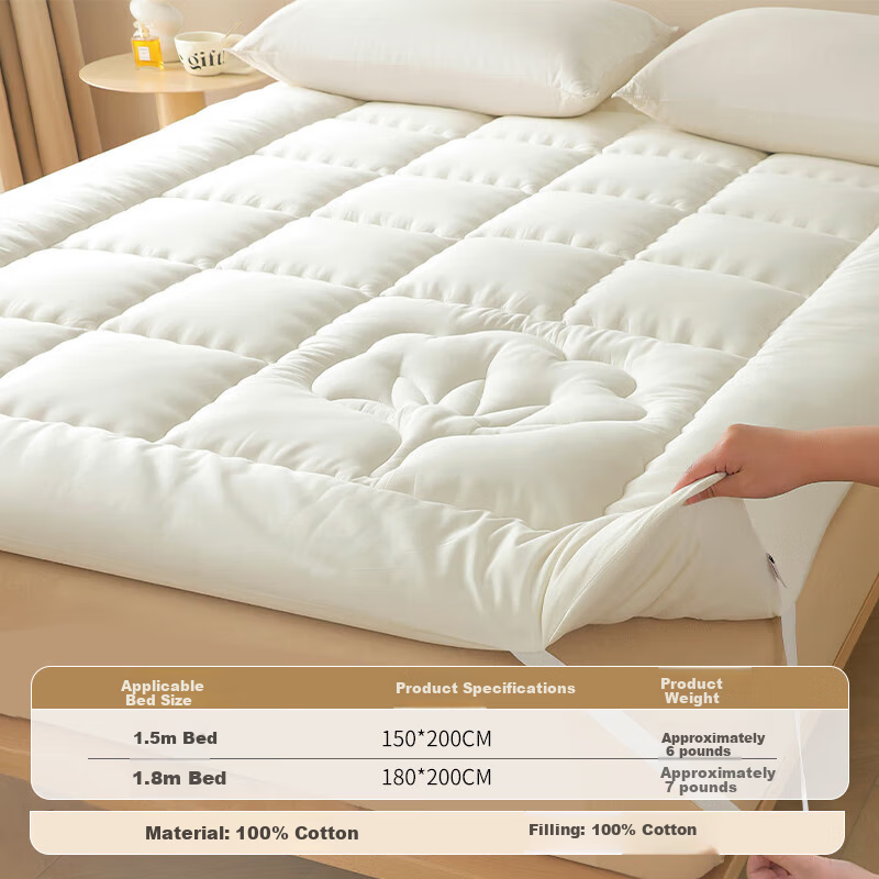 MUJI 100% Cotton Mattress Topper 1.8x2m