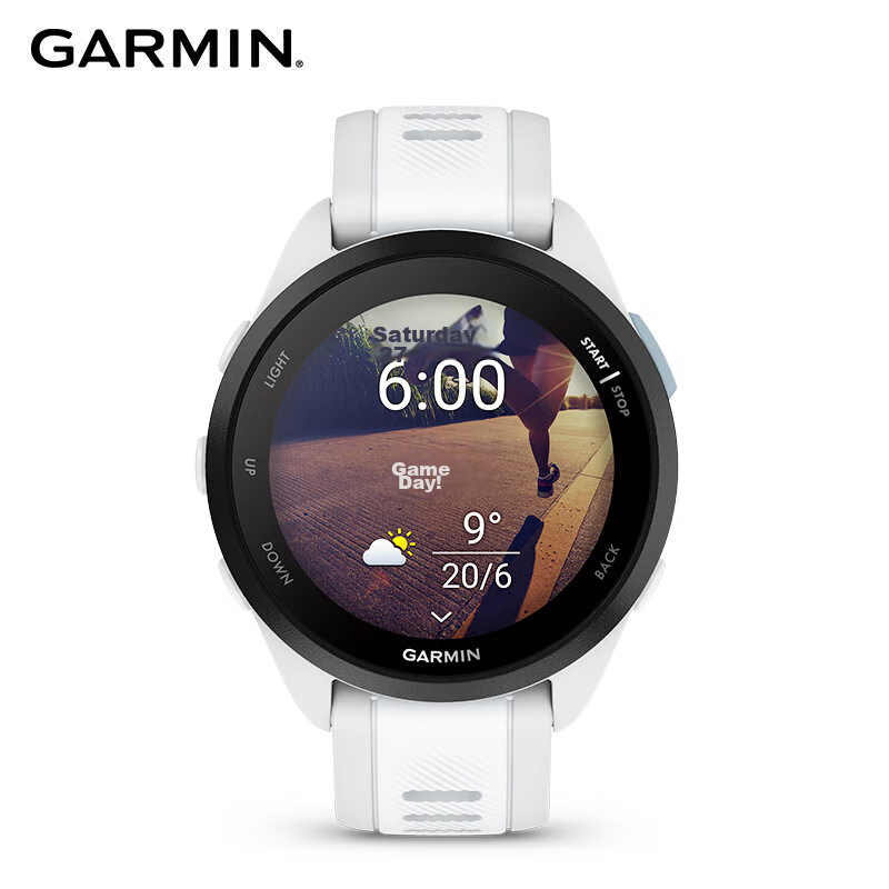 GARMIN Forerunner 165 Music Edition Moonlight White