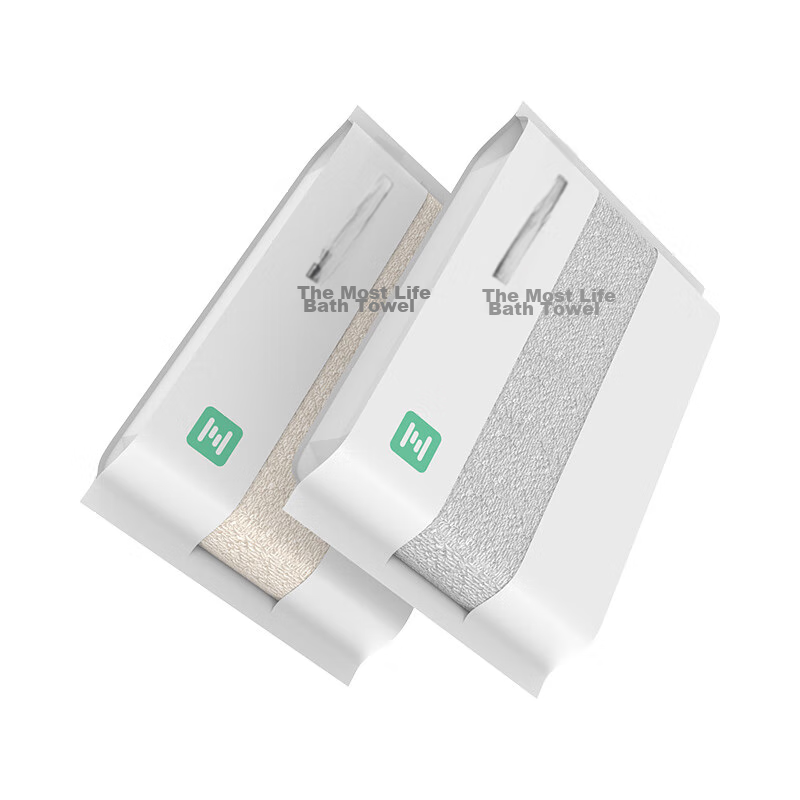 Zui Life Xinjiang Long-Staple Cotton Bath Towel 2-Pack