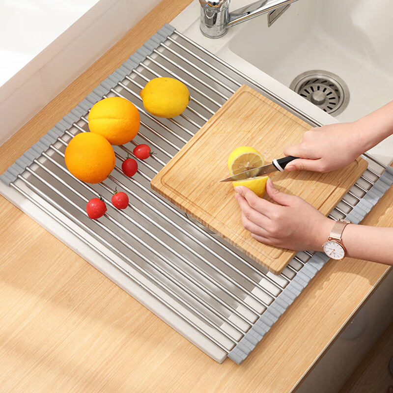 Jekero Foldable Stainless Steel Draining Rack