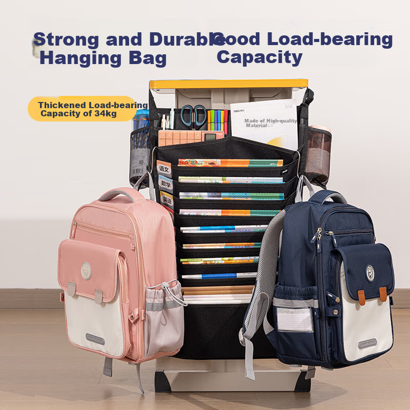 Deli Hanging Book Bag Desk Organizer