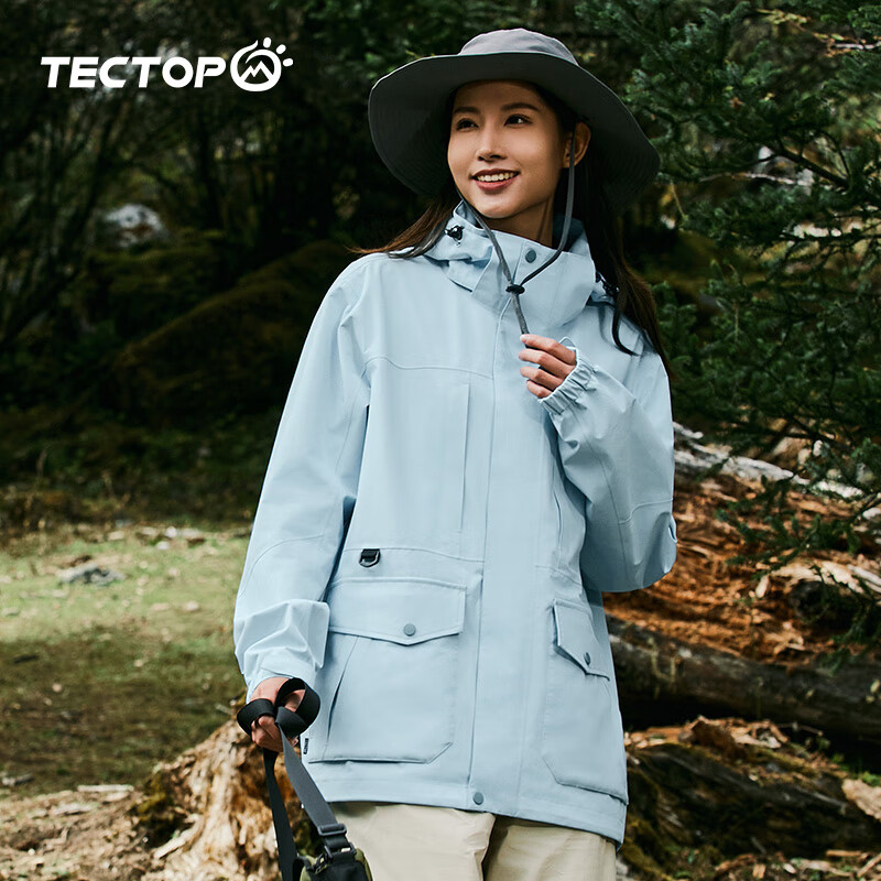 TECTOP Windproof Outdoor Jacket for Hiking & Skiing