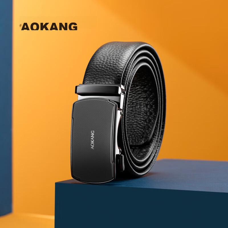 Aokang Men's Top-Grain Leather Business Belt