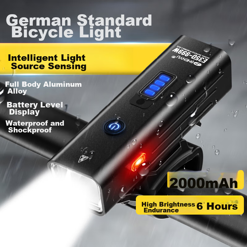 AIC Bicycle Light with Smart Sensor for Night Riding