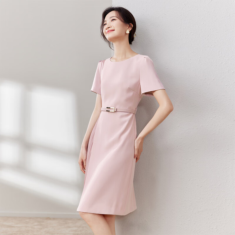 Sentubila Patchwork Midi Dress
