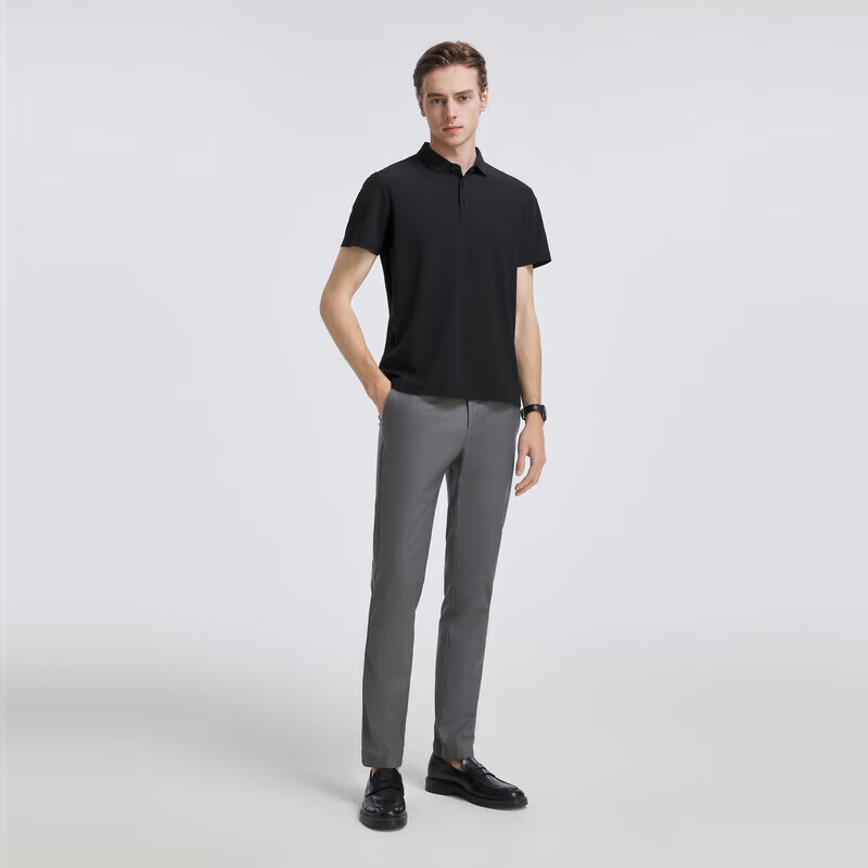YOUNGOR Men's Summer Short-Sleeve Polo Shirt