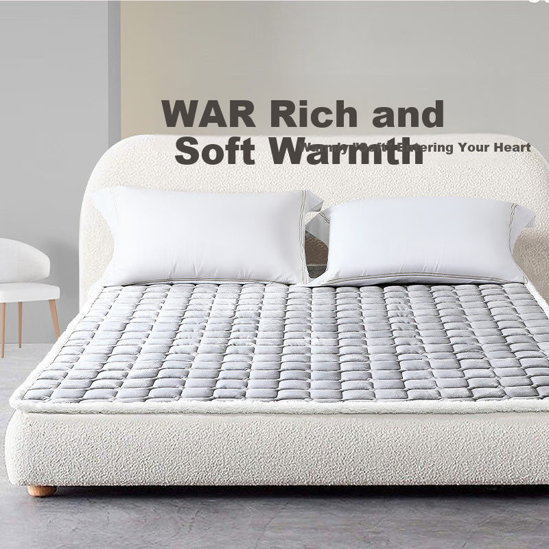 FUANNA Crystal Warm Fleece Mattress Pad for Single Beds