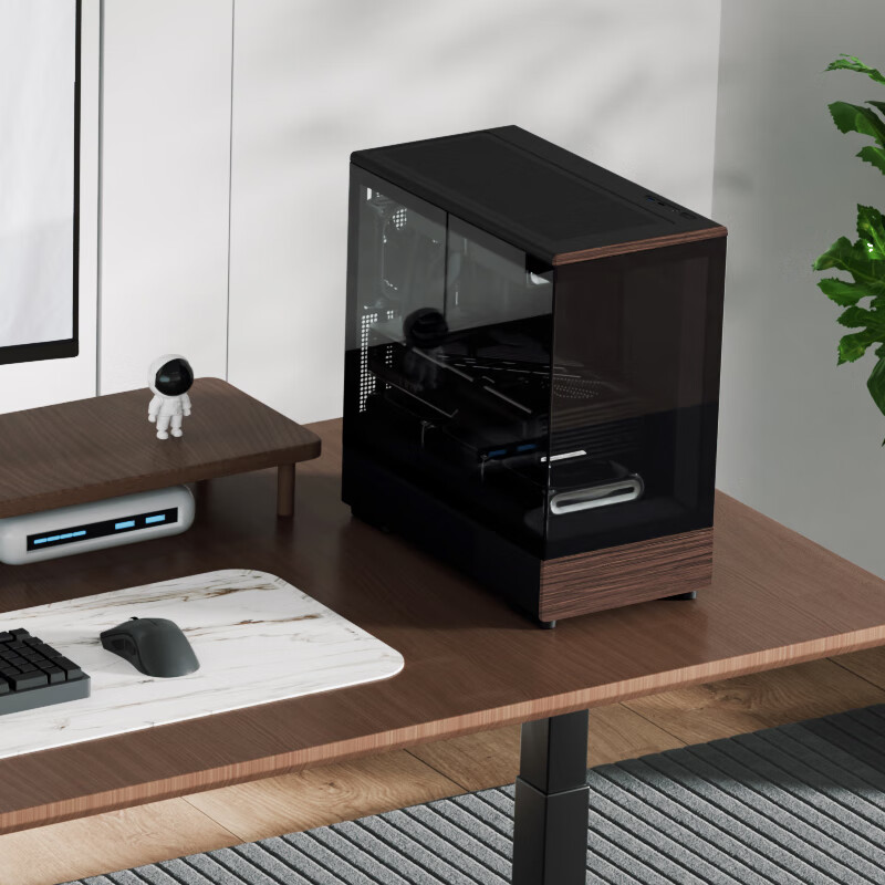 Aigo Starry Sky Lan Small Black Computer Case