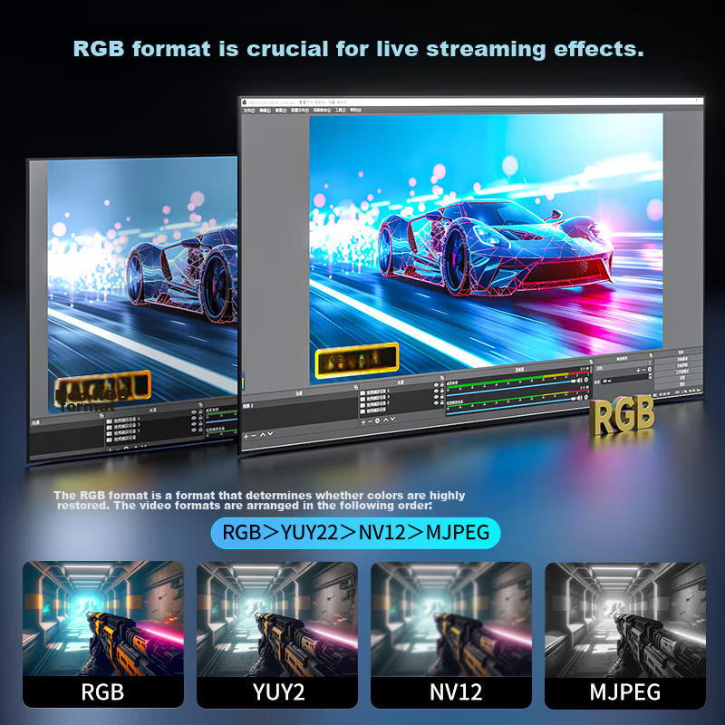Acasis 4K60Hz Video Capture Card for Streaming
