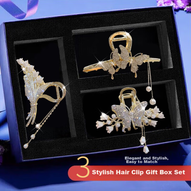 Dijing Wheat Spike Hair Clip - High-End Shark Clip for Women