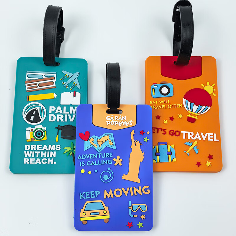 Xinqin Luggage Tag - Blue Elephant