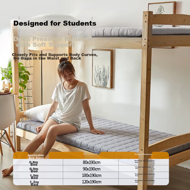 Yalu&Freedom Mattress - 1.0m Student Bed Pad