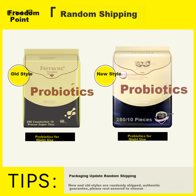 FREEMORE Probiotic Sanitary Napkins - Ultra Thin & Comfortable