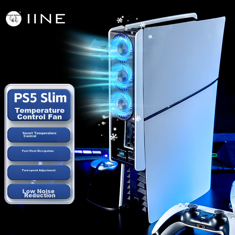 Liangzhi IINE PS5 Slim Cooling Fan