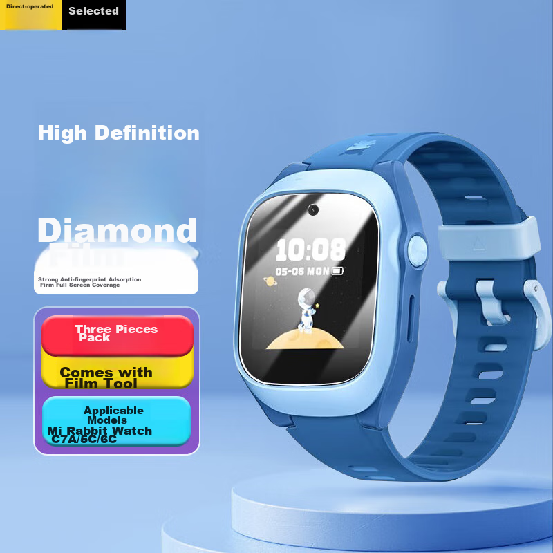 Shishan Tempered Glass Protector for Xiaomi Mi Band 5C/6C/C7A