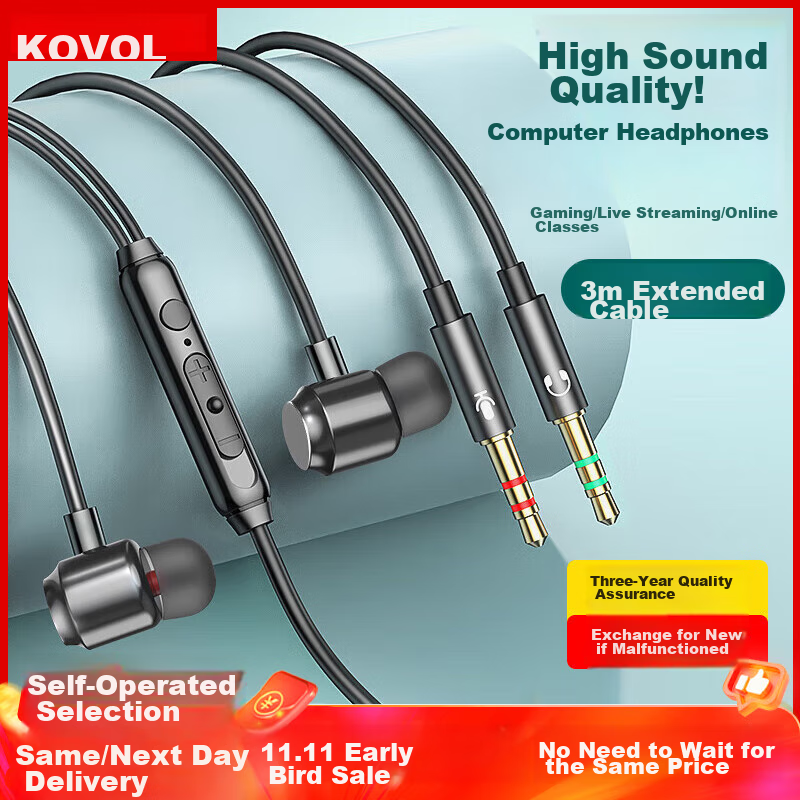 KOVOL Gaming Headphones with Microphone