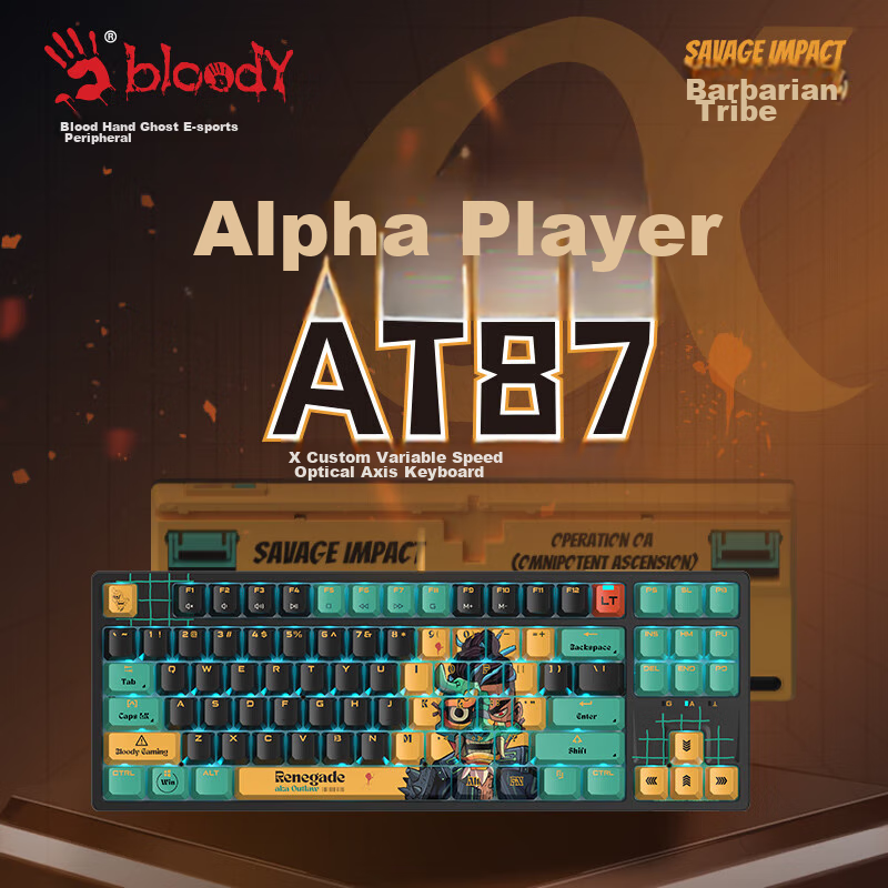 A4TECH Wild Tribe AT87 Mechanical Keyboard