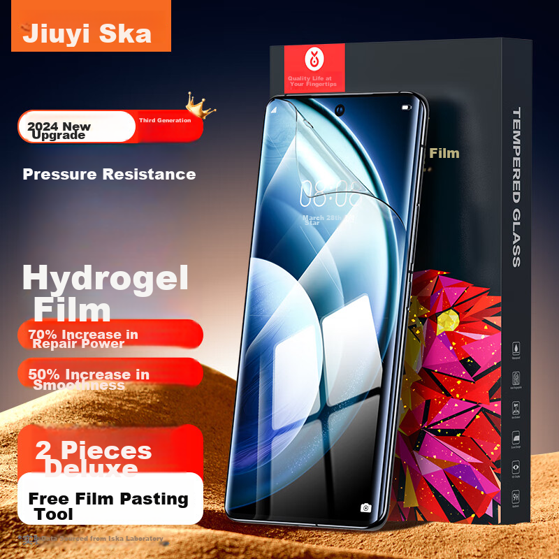 Yisika 2-Piece Hydrogel Screen Protector for Vivo X100/X90
