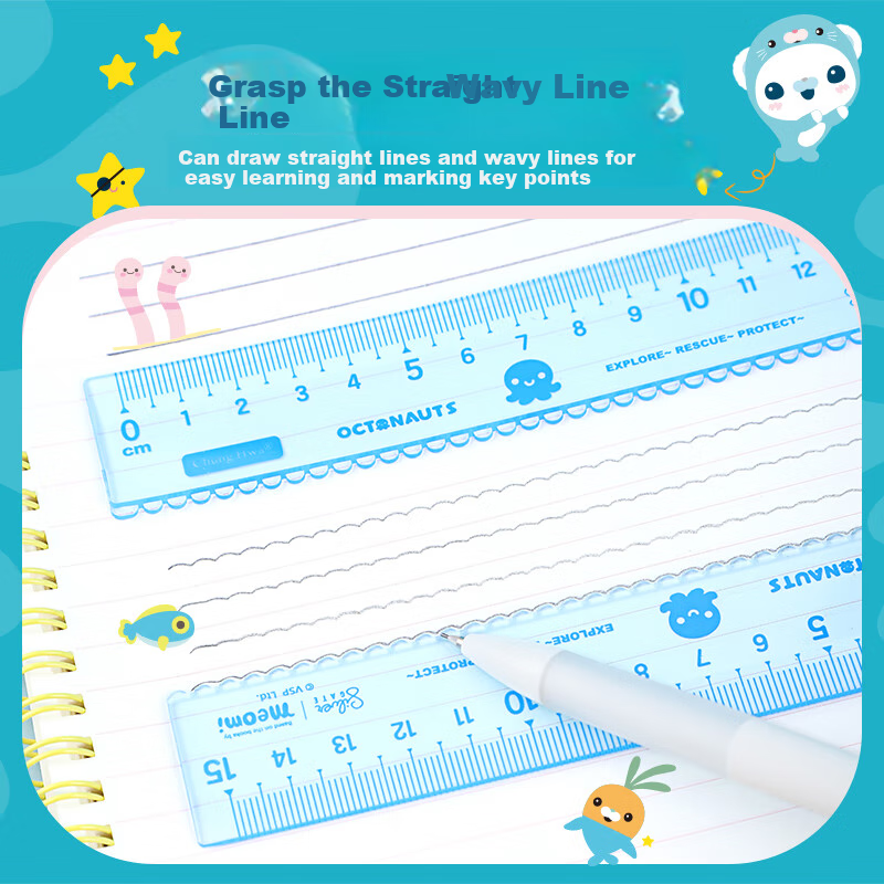 Chung Hwa Xiaozongduo Bendable Ruler Set